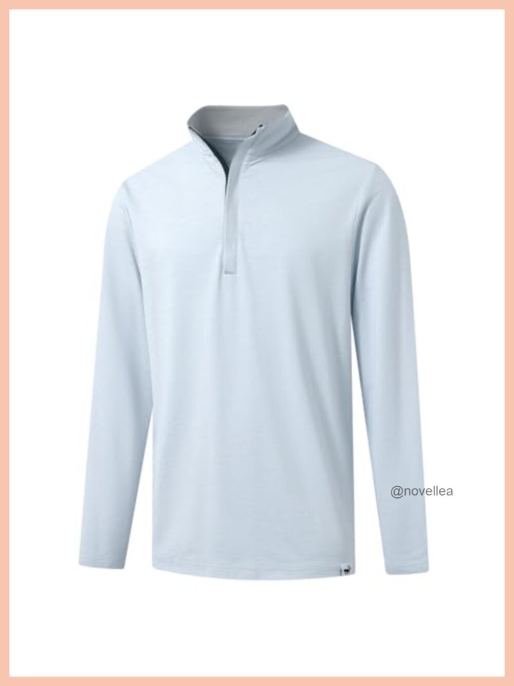 Men's Quarter Zip Pullover Performance Dry Fit Mock Neck Golf Sweatshirt